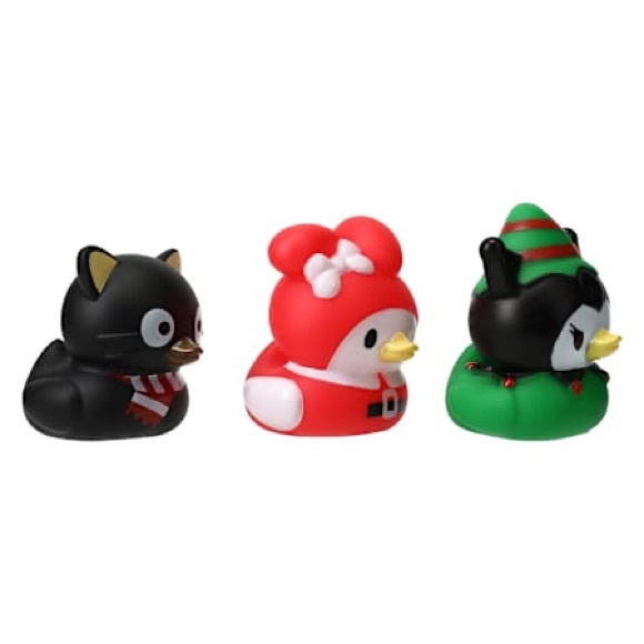 Hello Kitty And Friends Christmas Ducks Set Of 6 Duckz Holiday 2024 - Picture 4 of 4